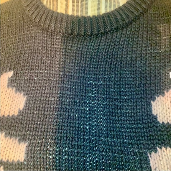 Laurente Rome Paris Sweater Large Black White Design Short-Sleeve Sweater Vest - Picture 10 of 15